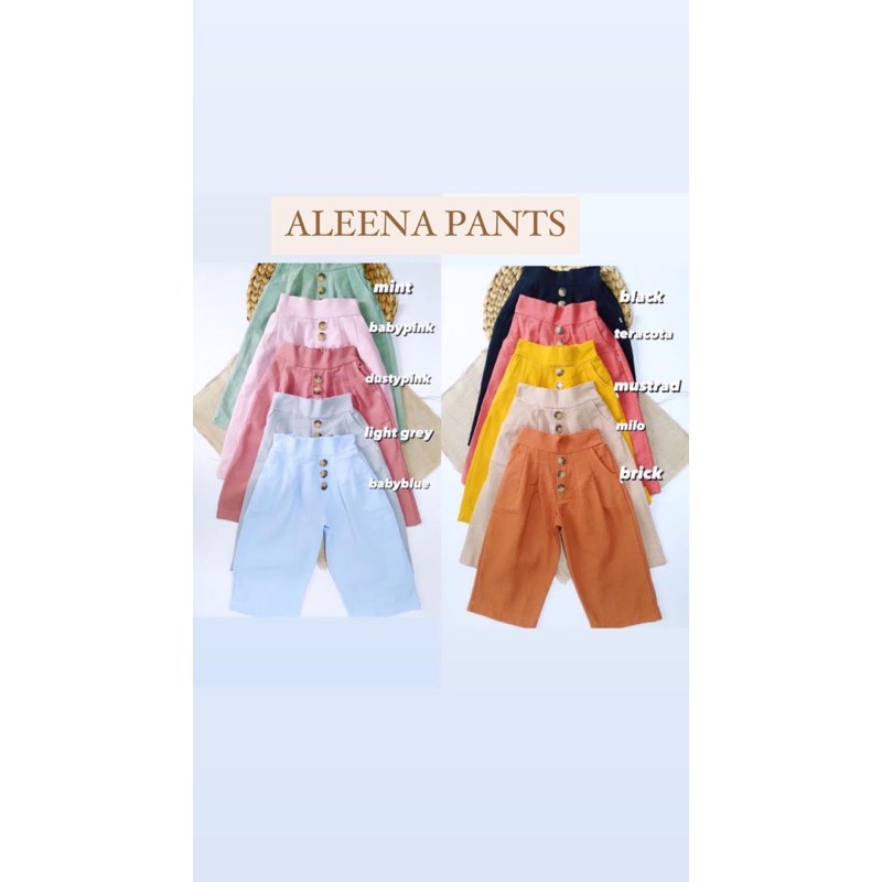 Celana Allena pants anak size sml 2-7thn celana panjang anak aleena pants nablfashion