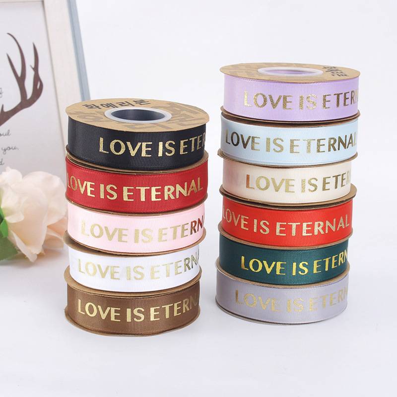 

Pita Grossgrain 2,5cm Pita Love Is Eternal Ribbon 25 mm Per Yard ( 90 cm) Pita Parcel Gift Hampers Pita Ribbon 2,5 cm DIY Crafts Grossgrain Tapes Card Wrapflower Bouquet Dekorasi Kado