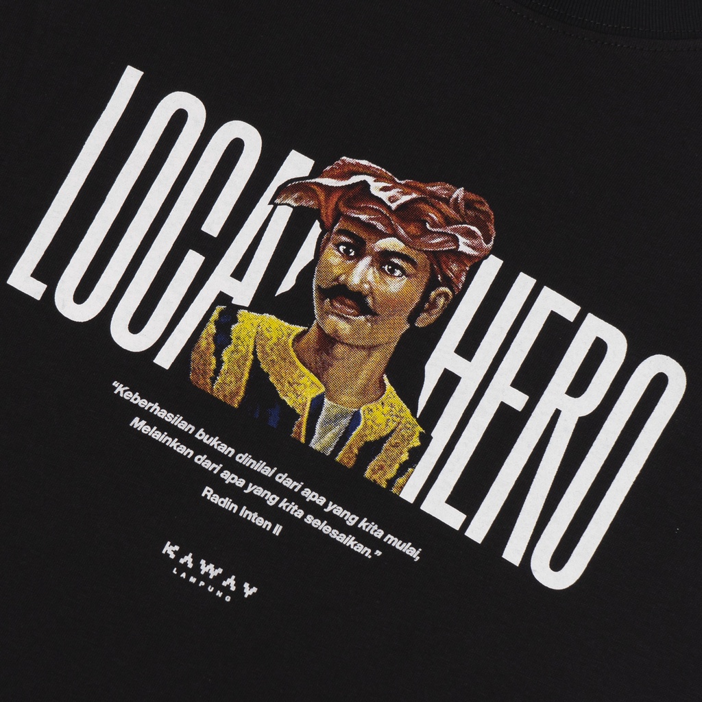 Kaway T-shirt LOCAL HERO LS BLACK