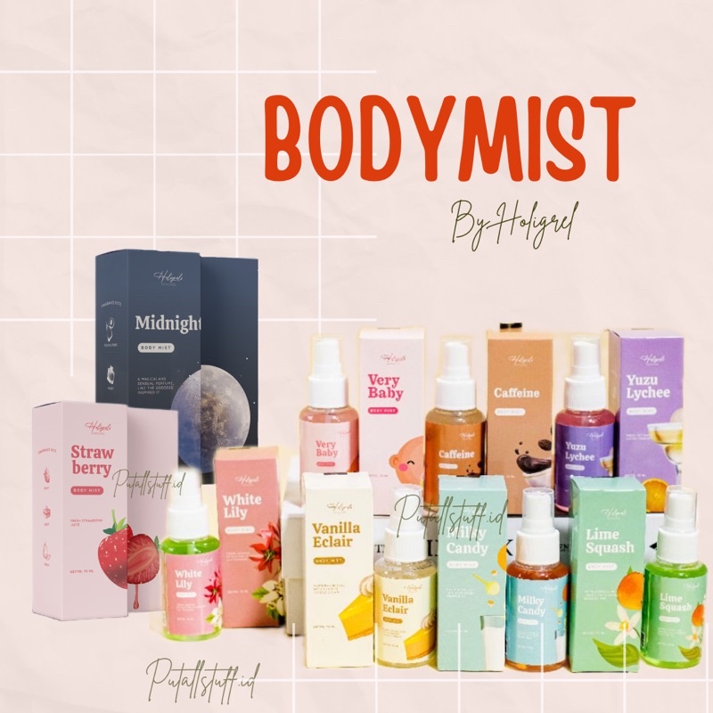 [READY] BODY MIST BY HOLIGRELSKINCARE BODYMIST PARFUM PERFUME