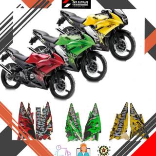 Striping Kawasaki Ninja 150rr 2013 Kuning Seperti Ori Shopee Indonesia