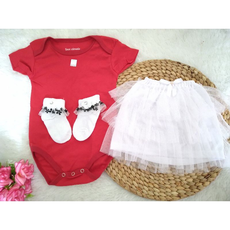 Hampers bayi perempuan jumper rok tutu baby newborn  // kado hadiah set gift spesial lahiran bayi perempuan lucu // kado anak cewek murah kado perempuan laki laki