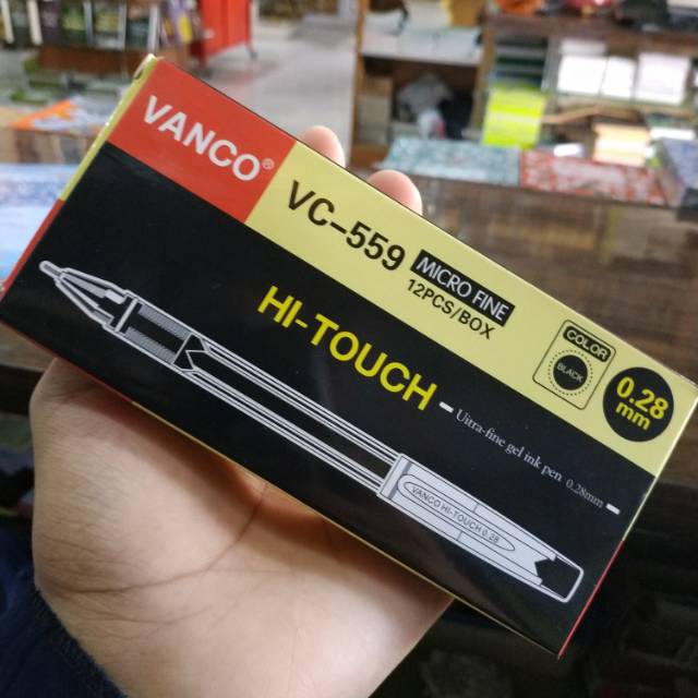 

Pulpen Hi touch 0.28 hitam