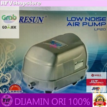 RESUN LP 20 POMPA UDARA AERATOR AQUARIUM AERATOR KOLAM MESIN GELEMBUNG