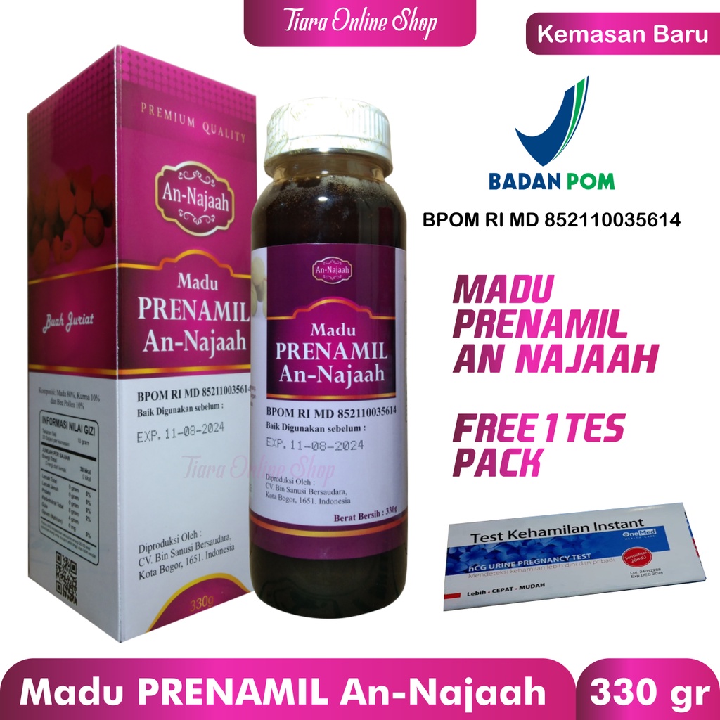 Madu Promil An Najaah | Madu Zuriat | Madu Promil Zuriat | Madu Suami Istri | Zuriat Promil | Madu Program Hamil | Gratis 1 tes pack