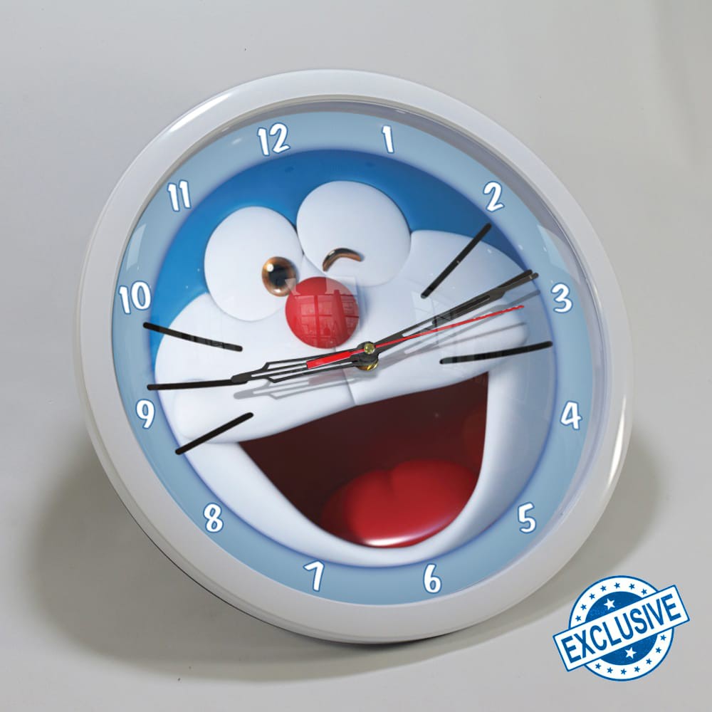 (ISTIMEWA BOSSQUE) JAM DINDING CUSTOM DORAEMON