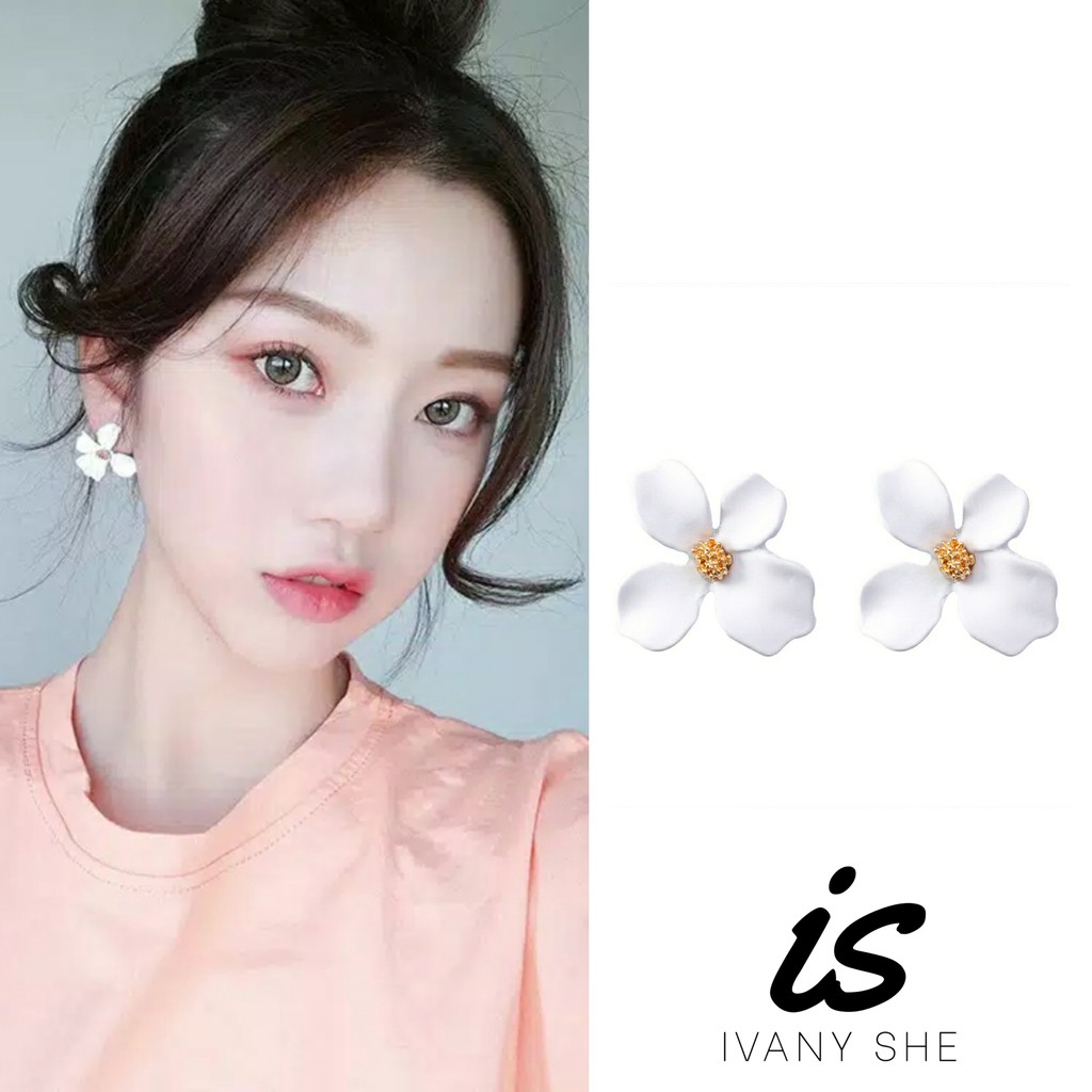 Premium Quality Anting fashion korea import aksesoris pesta perhiasan wanita earring giwang emas bkk