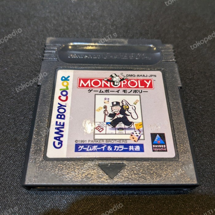 Kaset Gameboy Color Monopoly Original Reg 2 Jepang