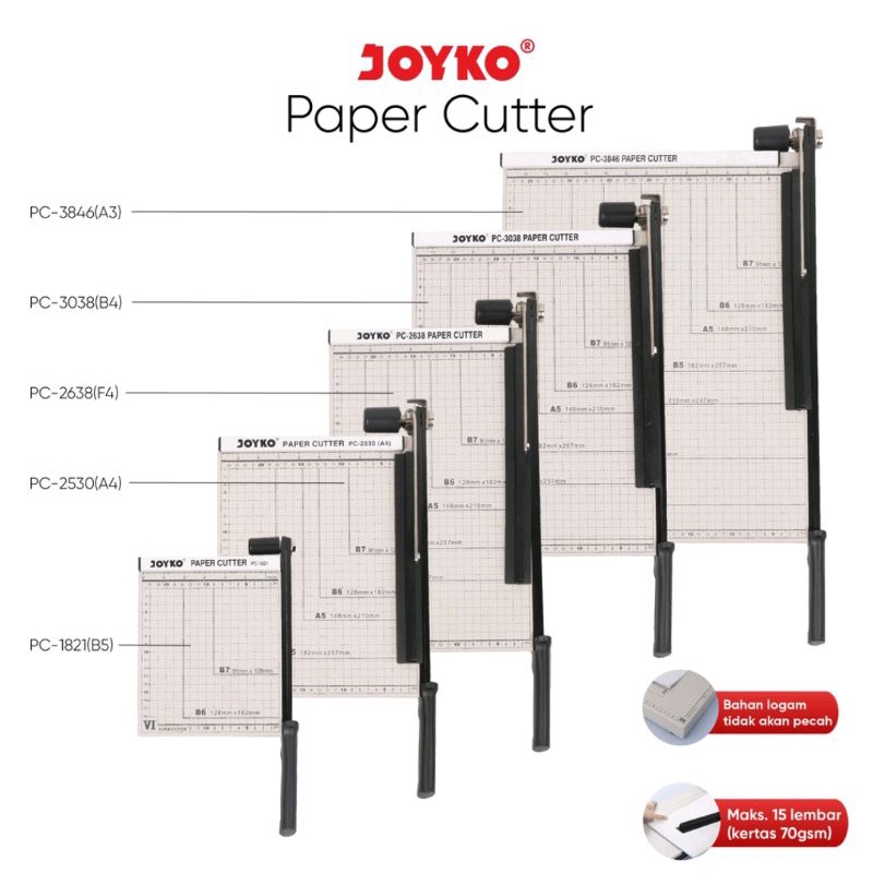 

Pemotong Kertas / Paper Cutter Joyko