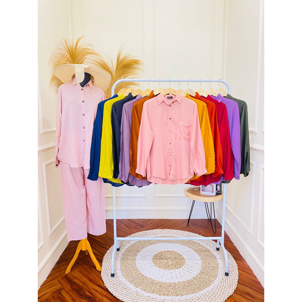 one set aisyah lengan panjang celana panjang/daster kekinian/daster viral/daster gemes/daster lucu/d