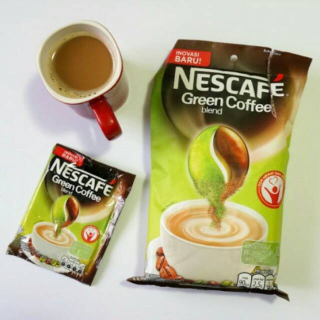 NESCAFE Green Coffee Blend -- 10 Sachet x 20 gr