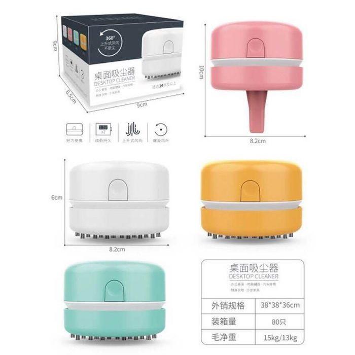 VACUUM MINI MACARON DESKTOP VACUUM CLEANER PORTABLE ALAT PENYEDOT DEBU MINI VACUUM MEJA VAKUM A