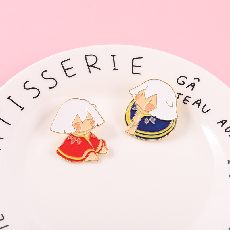 Bros Pin Desain Anime Perempuan Elves Untuk Hadiah Teman