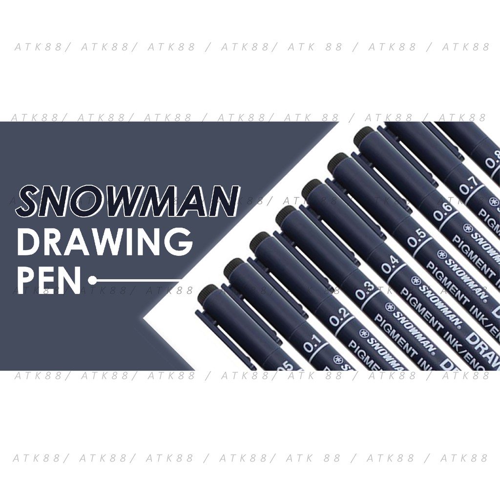 

Drawing Pen Snowman FT700 / 0.4 - Black