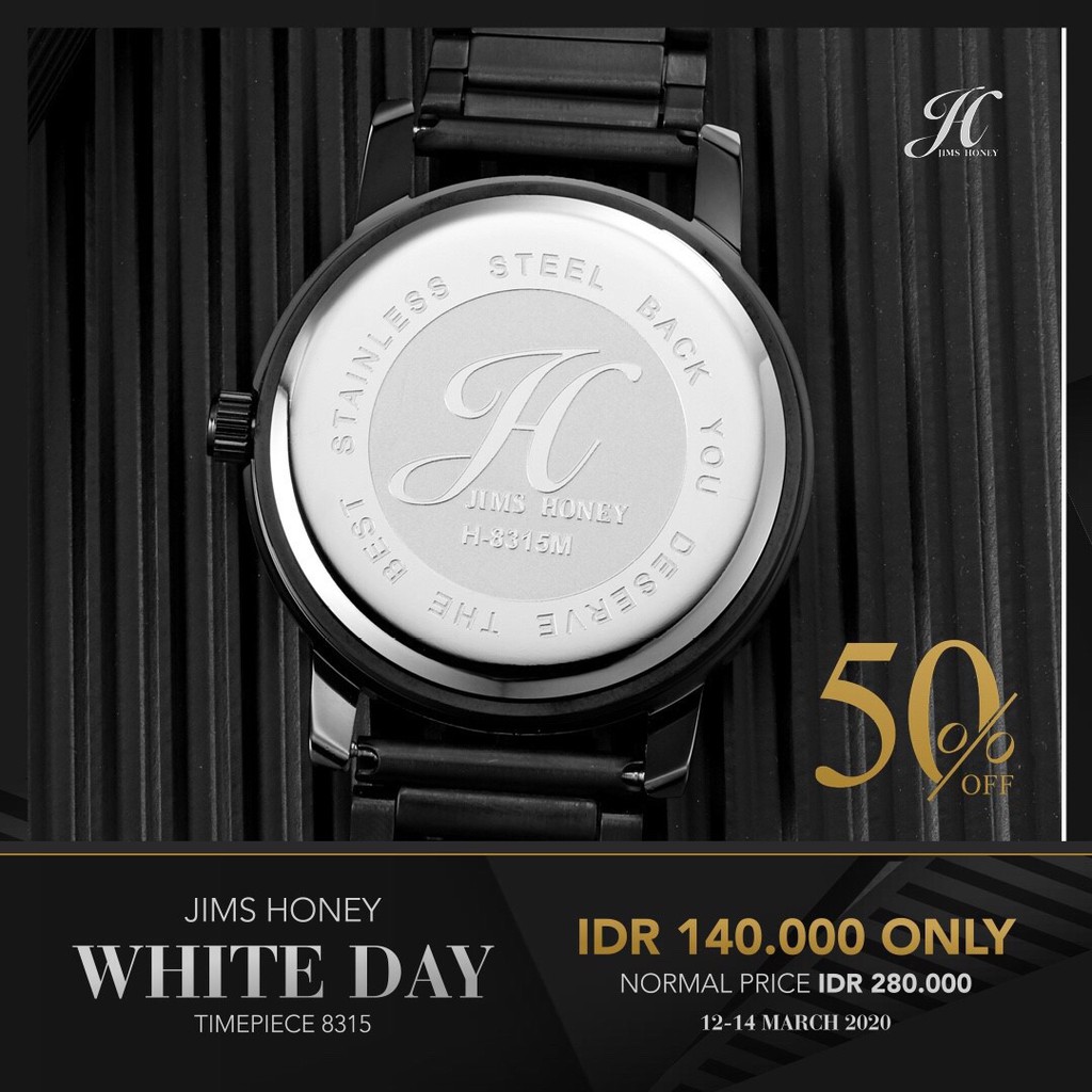 Jimshoney Watch 8315 - Timepiece Jam Tangan Minimalis Original Import Original Trendy Murah