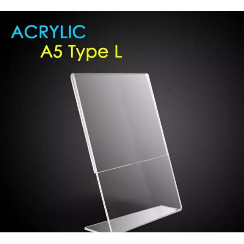 

Stand Brosur Acrylic A5 type L