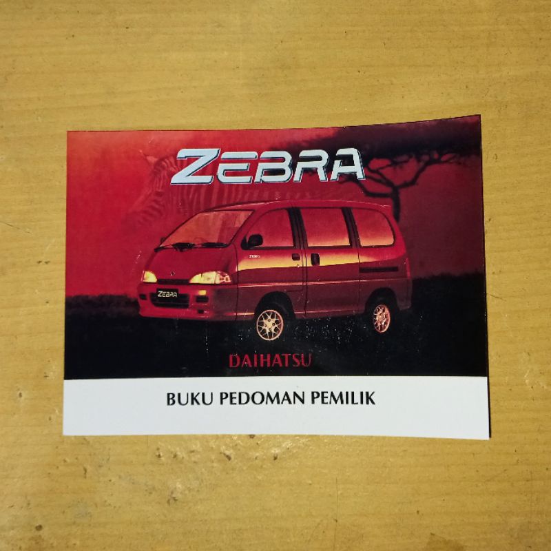 Jual Duplikat Manual Book Daihatsu Neo Zebra / Espass S91 S92 1300 cc