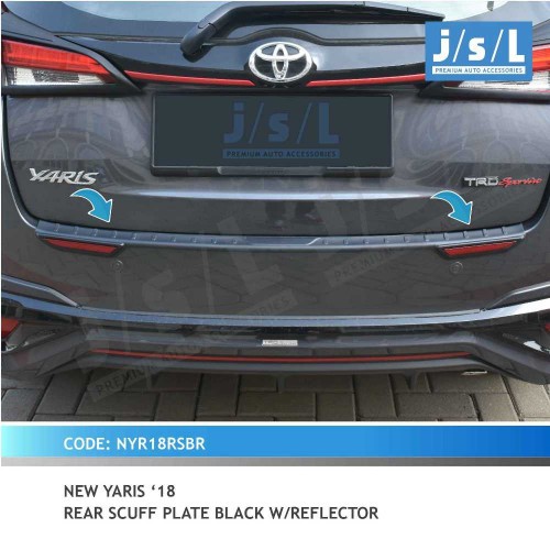 Sillplate Sill Plate Belakang New Yaris 2018 with Reflektor