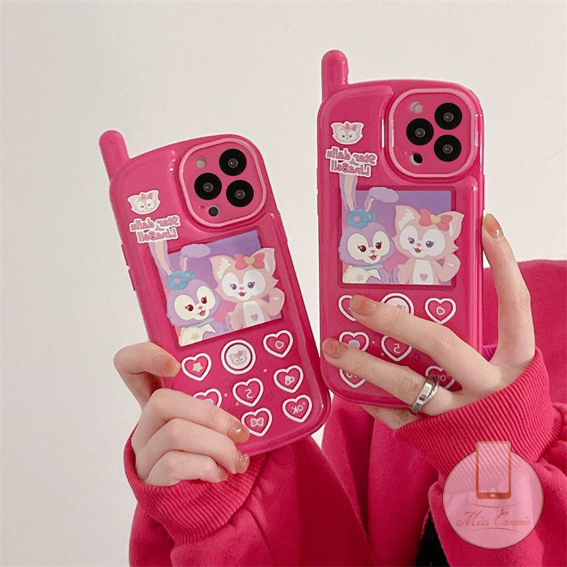 Soft Case TPU Glossy Motif Kartun Disney LinaBell Untuk iPhone 11 12 13 14 Pro MAX 7 8 Plus XR X XS MAX SE 2020