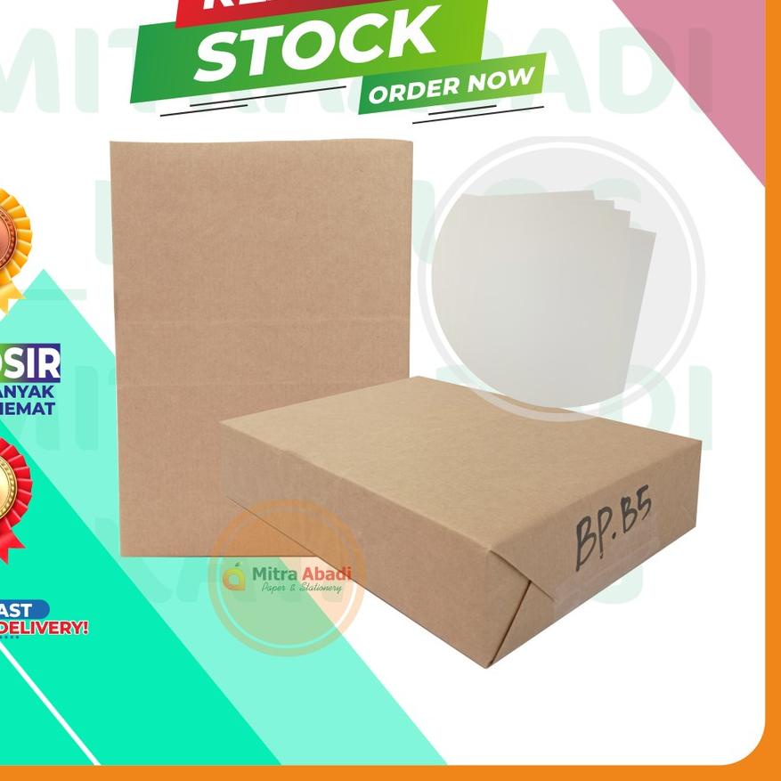 

Ready KERTAS BOOK PAPER B5 ,.