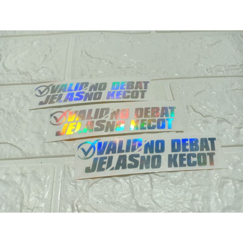 

stiker valid no debat jelas no kecot nmax harga per 1 biji