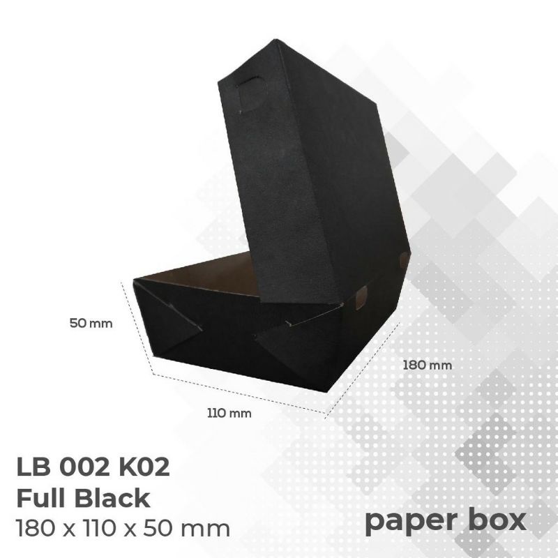 

lunchbox full black ukuran L