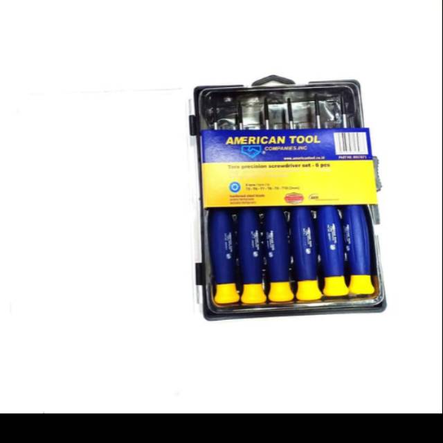 Obeng set handphone 6pcs American tool