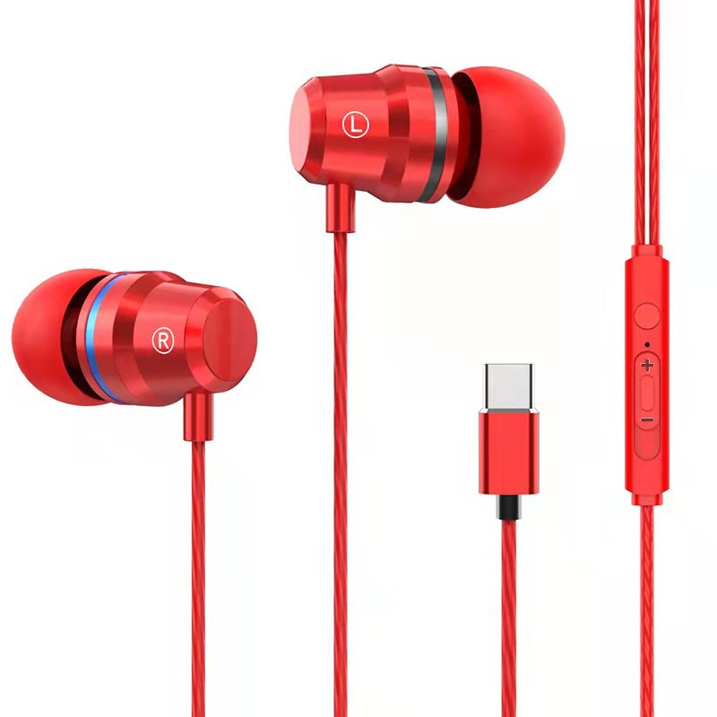 Earphone In Ear Hifi Bass Bahan Metal Anti Air Dengan Kabel Jack 3.5mm