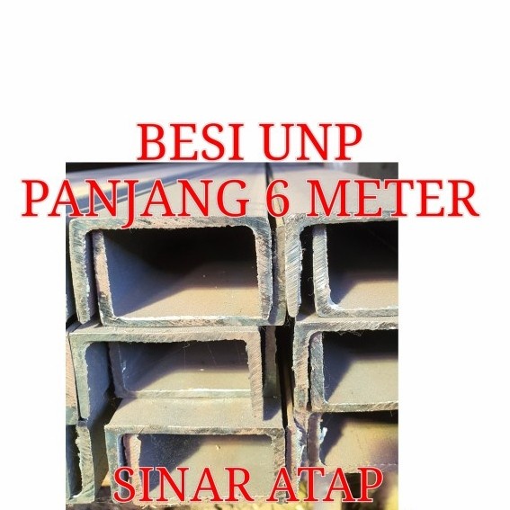 BESI UNP 65/ KANAL U 65 PANJANG 6 Meter