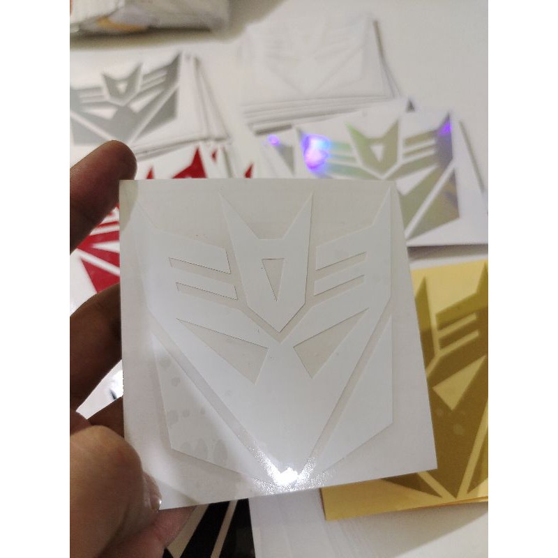 STICKER TRANSFORMERS CUTTING