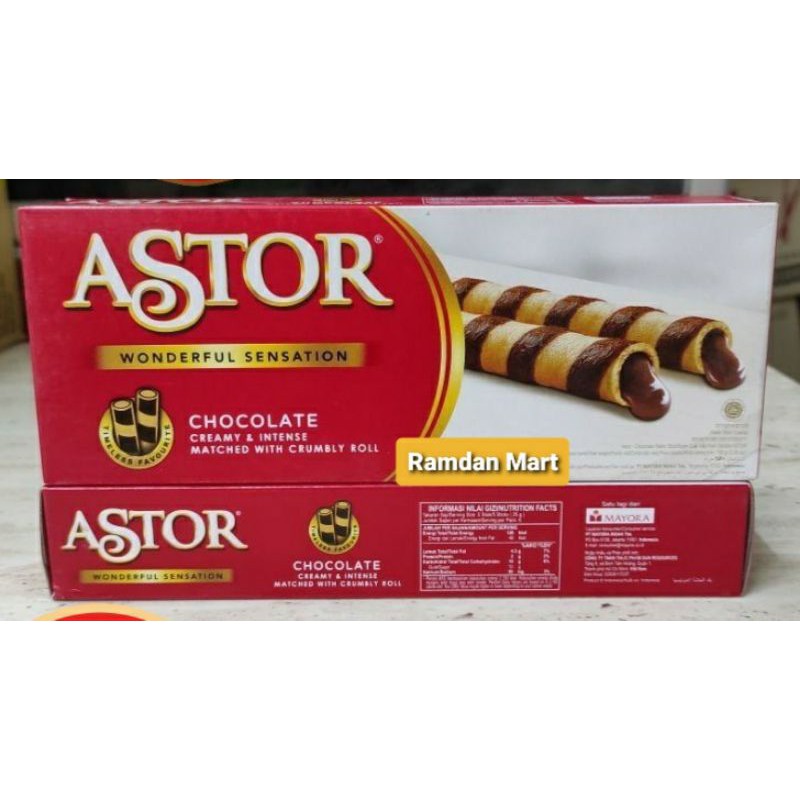 

Astor Double Coklat 150Gr wafer Roll Coklat enak dan bergizi