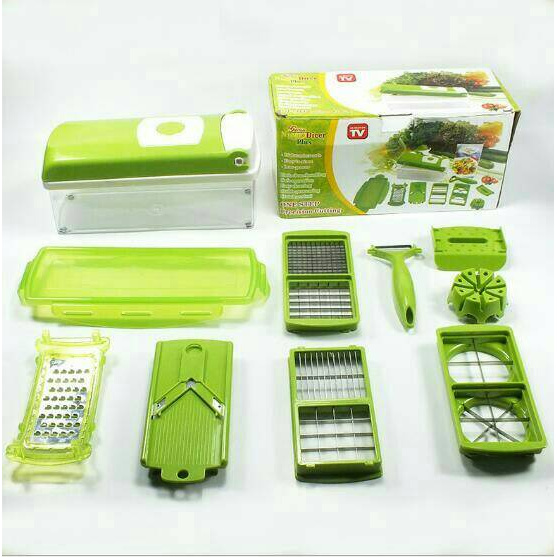 

R45Dgf5 Genius Nicer Dicer + Dus + Bubble Luar Dalam 6Dyhr57