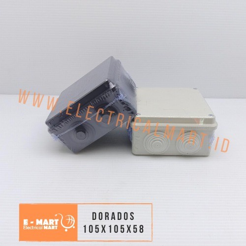 Masko Duradus 105x105x58mm PVC /Junction BOX Hitam Putih