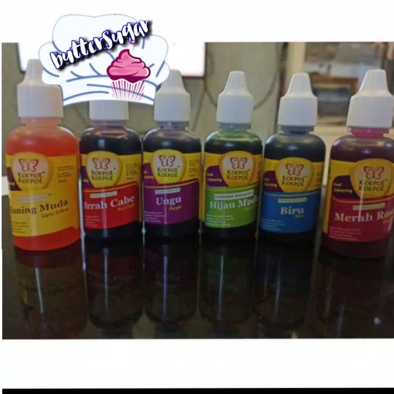

PEWARNA MAKANAN CAP KUPU-KUPU 30ML