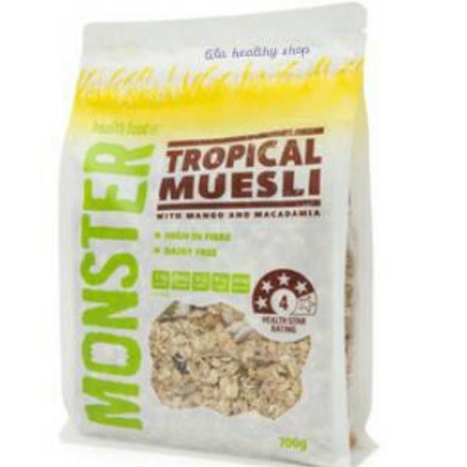 

Best Seller MONSTER TROPICAL MUESLI 700 GR (HALAL CERTIFIED)