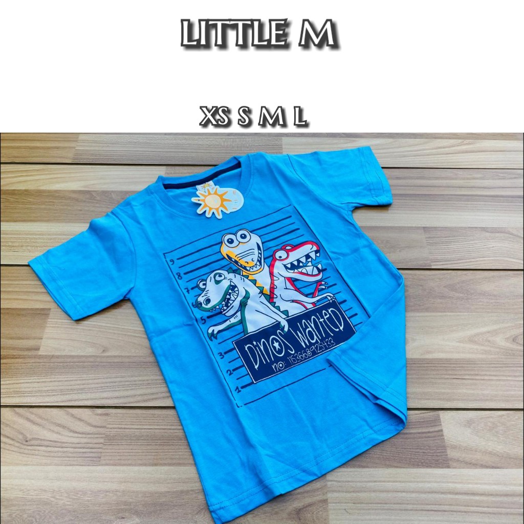 kaos little m biru12