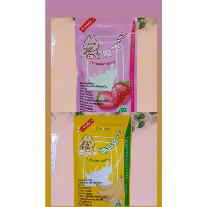 

KORINUS BANANA MILK / STRAWBERRY MILK