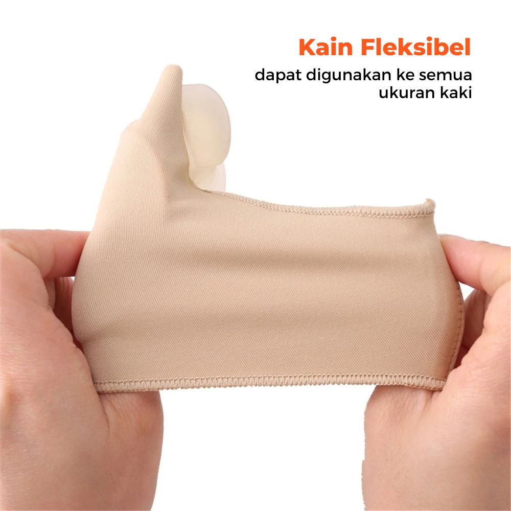 MARKETBIX Alat Terapi Sleeve Korektor Tulang Jempol Kaki Bunion Bengkok Hallux  Orthotics Sepasang