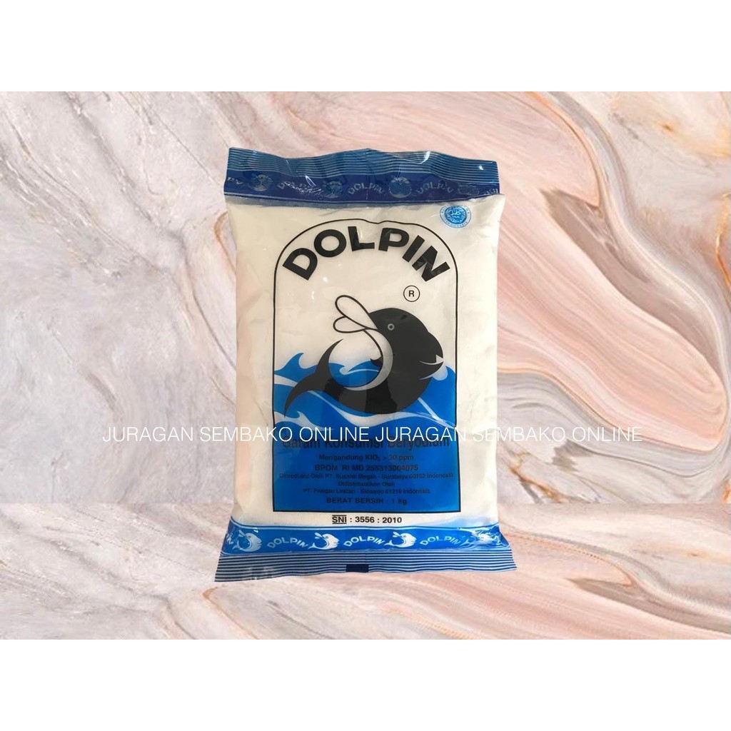 Garam DOLPIN 1KG / Garam Dolphin Konsumsi / Garam Dapur