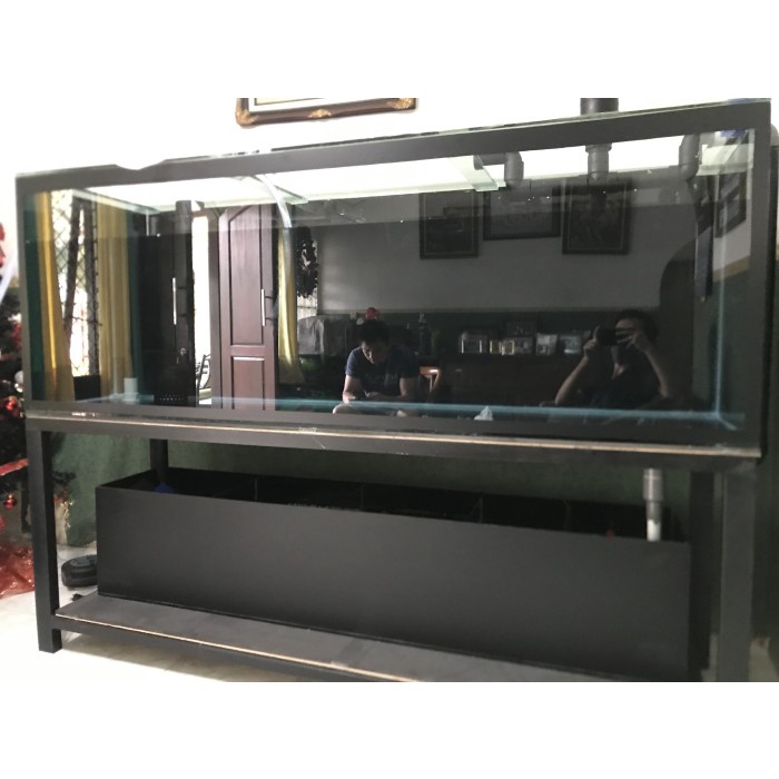 Aquarium 150X50X60 12Mili Sump Dan Rak #Putra Aska