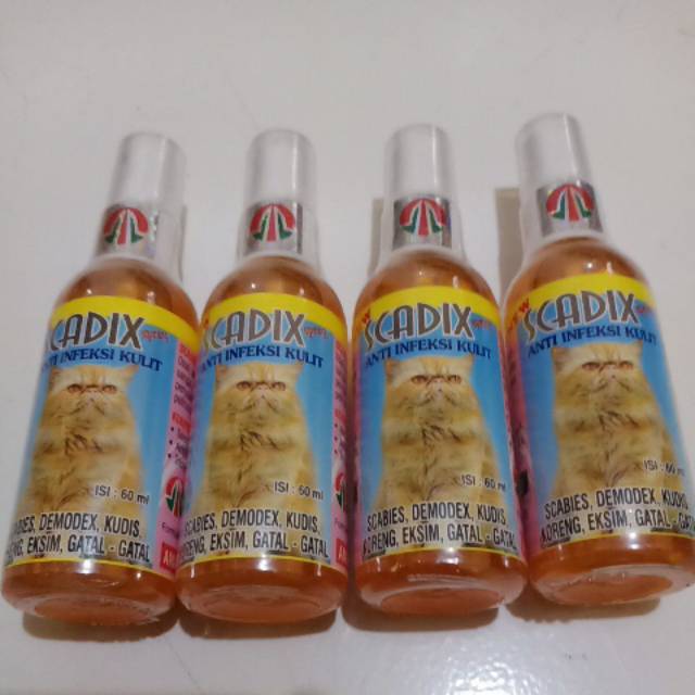 Scadix obat SPRAY anti infeksi kulit scabies demodex kudis koreng eksim gatal