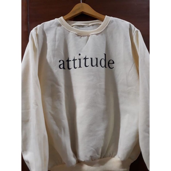 ATTITUDE CREWNECK SWEATER FLEECE