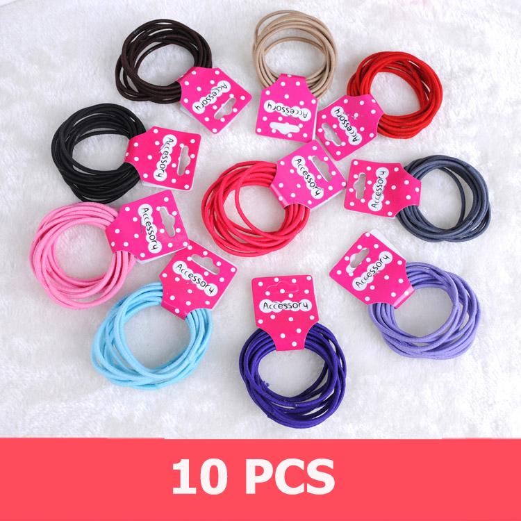  Bayar Di  Tempat 10Pcs Ikat  Rambut  Elastis Model  Ikat  Pita 