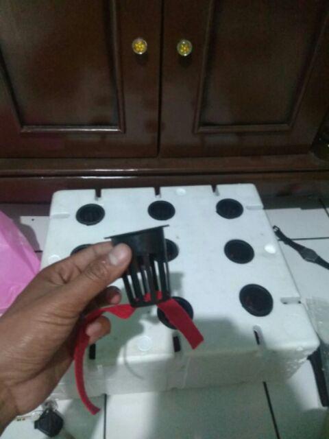 2x20cm, Kain Flanel Sumbu Netpot Sistem Wick Hydroponics