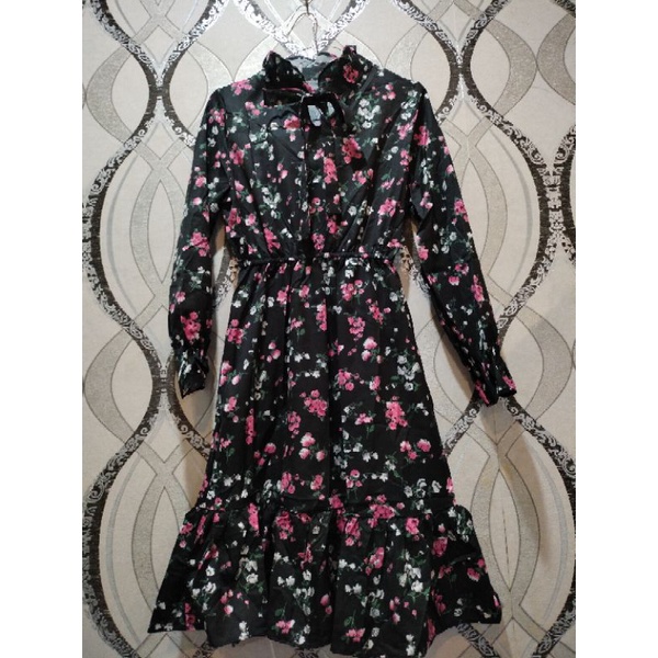 Ready dress bunga import Bangkok bkk