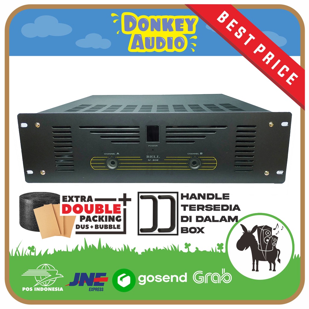 BOX POWER AMPLIFIER M808 BELL