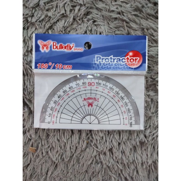 

(1 Pcs) Penggaris busur / Busur Butterfly / Busur derajat / Penggaris Lingkaran