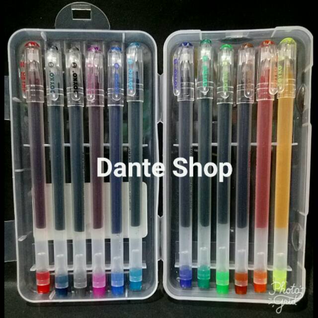 Pulpen Gel Warna Joyko GPC 247 S / Colour Gel Pen ( 12 