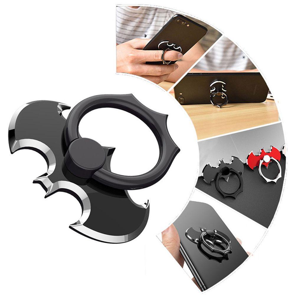 Rebuy Bat Finger Ring Luxury Phone Bracket Metal Finger Ring Holder Tempat Handphone