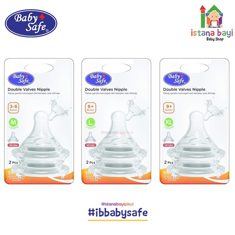 Baby safe Double Valves - Baby safe Dot/Baby safe nipple